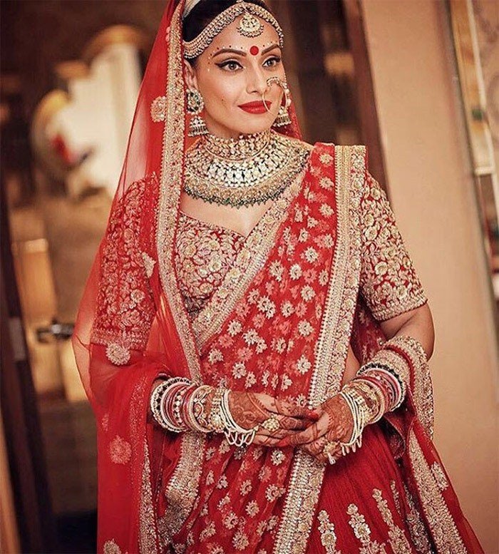 North India, bride, saree, jewels