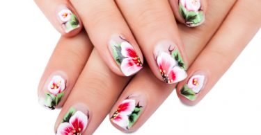 floral nail art, best nail art design, nailsbykiro