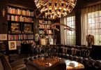 Gothic home decor- library