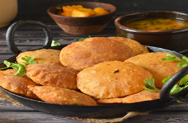 BEDHAI (BEDMI PURI), Uttar Pradesh, street food