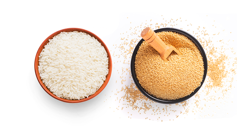 What’s a healthier choice - Rice or Millets?