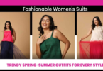 Fashionable spring-summer women's suits